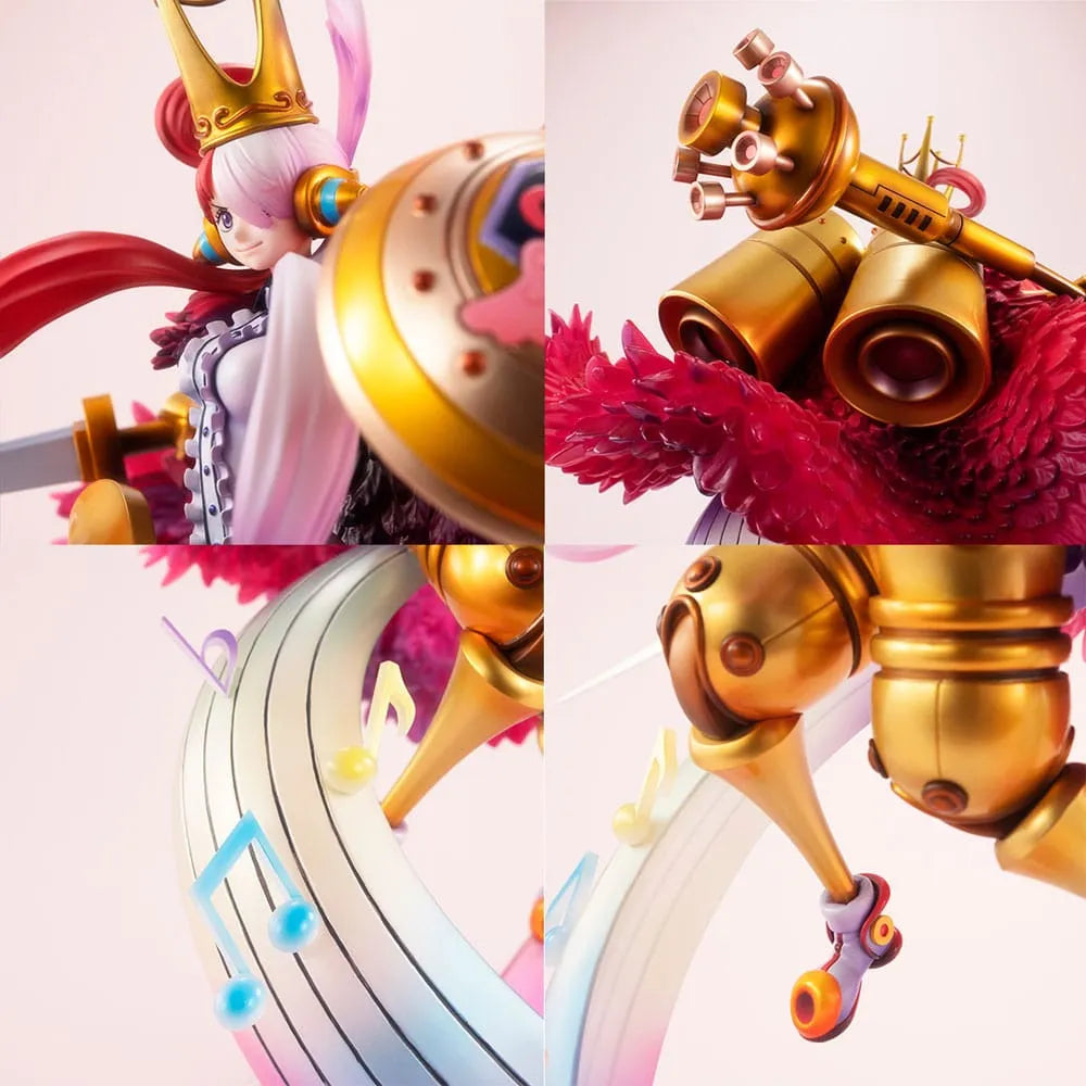 One Piece Red Maximum Portrait Of Pirates PVC Statue Uta I´M Invincible 29 Cm - One Piece Figures
