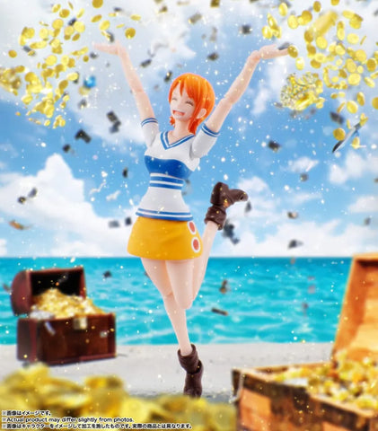 One Piece S.H. Figuarts Action Figure Nami Romance Dawn 14 Cm - One Piece Figures