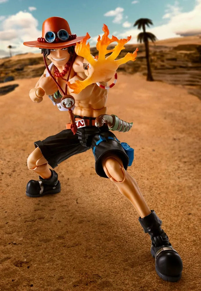 One Piece S.H. Figuarts Action Figure Portgas D Ace -Fire Fist- 15 Cm - One Piece Figures