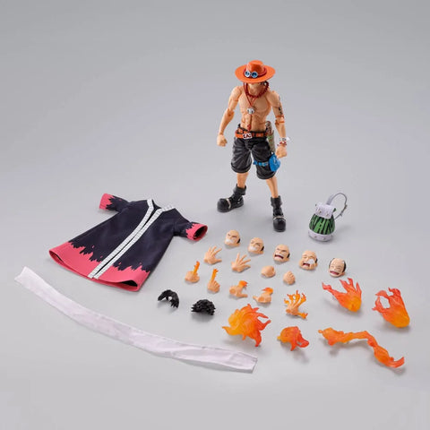 One Piece S.H. Figuarts Action Figure Portgas D Ace -Fire Fist- 15 Cm - One Piece Figures