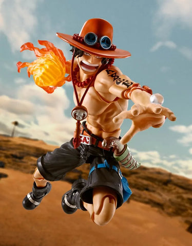 One Piece S.H. Figuarts Action Figure Portgas D Ace -Fire Fist- 15 Cm - One Piece Figures
