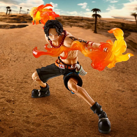 One Piece S.H. Figuarts Action Figure Portgas D Ace -Fire Fist- 15 Cm - One Piece Figures