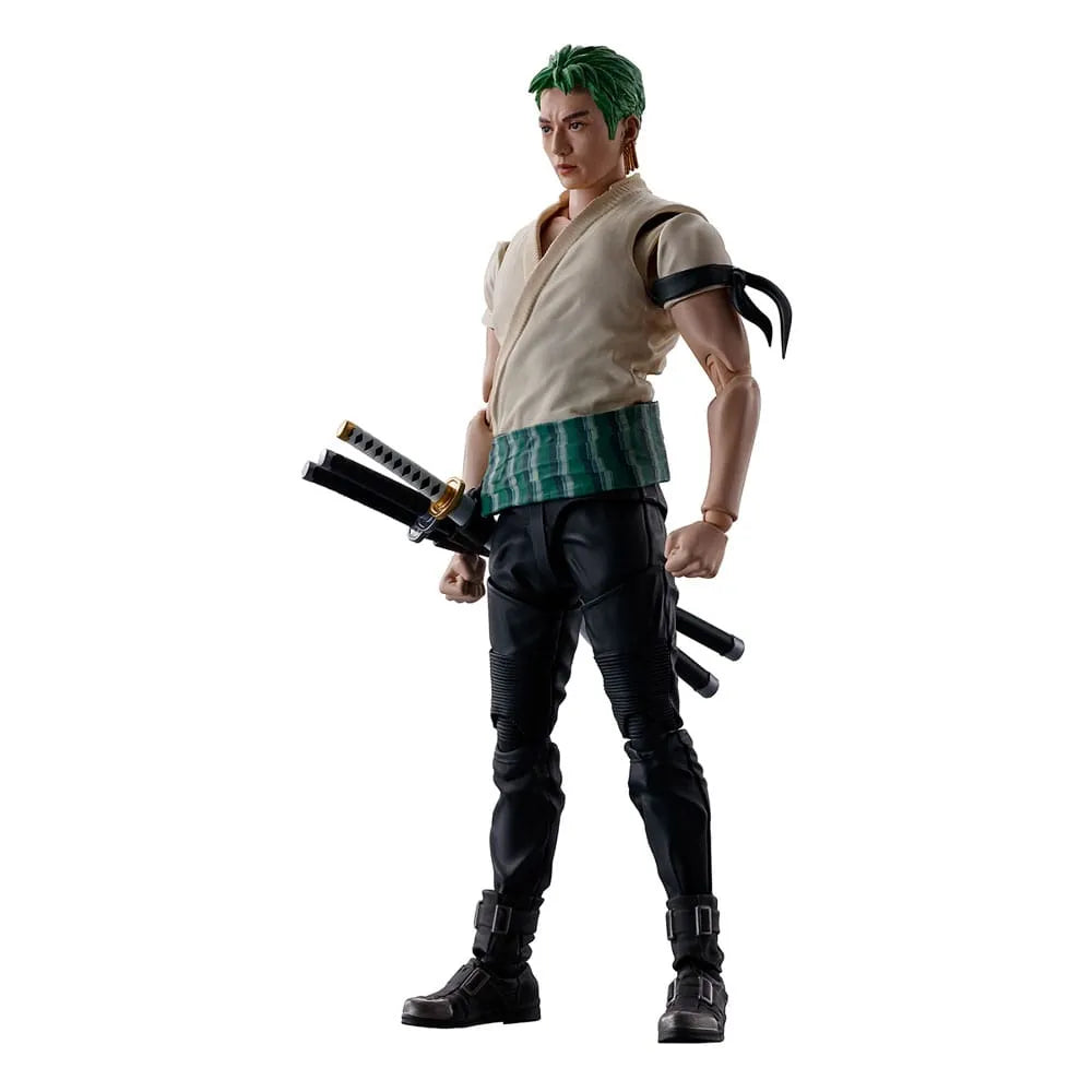 One Piece S.H. Figuarts Action Figure Roronoa Zoro (Netflix) 14 Cm - One Piece Figures
