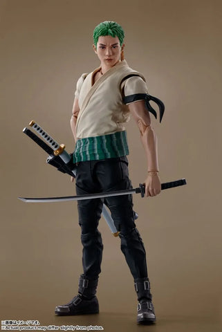 One Piece S.H. Figuarts Action Figure Roronoa Zoro (Netflix) 14 Cm - One Piece Figures