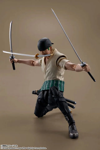 One Piece S.H. Figuarts Action Figure Roronoa Zoro (Netflix) 14 Cm - One Piece Figures