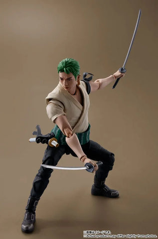 One Piece S.H. Figuarts Action Figure Roronoa Zoro (Netflix) 14 Cm - One Piece Figures