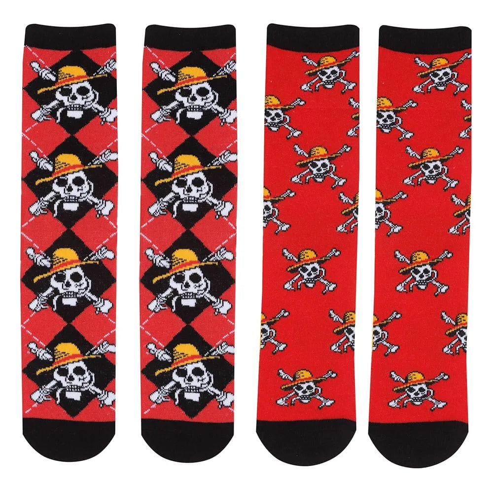 One Piece Socks 2-Pack L-XL - One Piece Figures