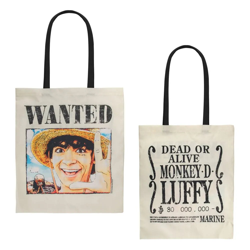One Piece Tote Bag Wanted Luffy - One Piece Figures